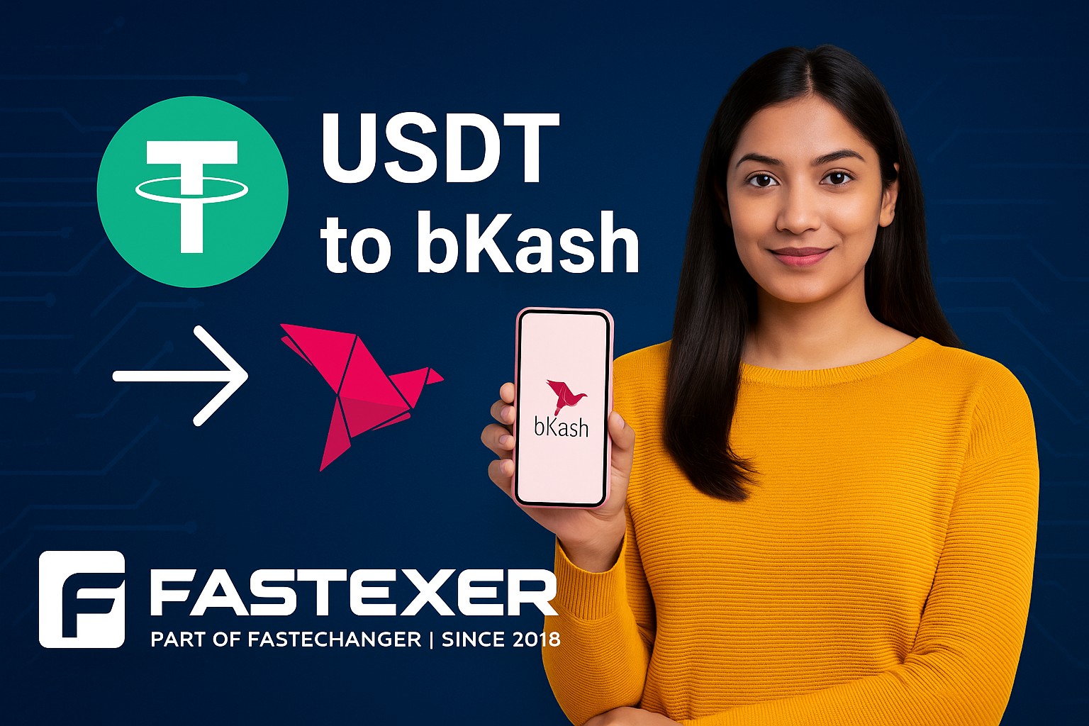 USDT to bKash Instant Exchange – Fastexer এ সবচেয়ে দ্রুত ও নিরাপদ লেনদেন